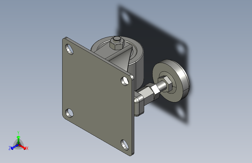 带调节地脚型脚轮_JAJ-65