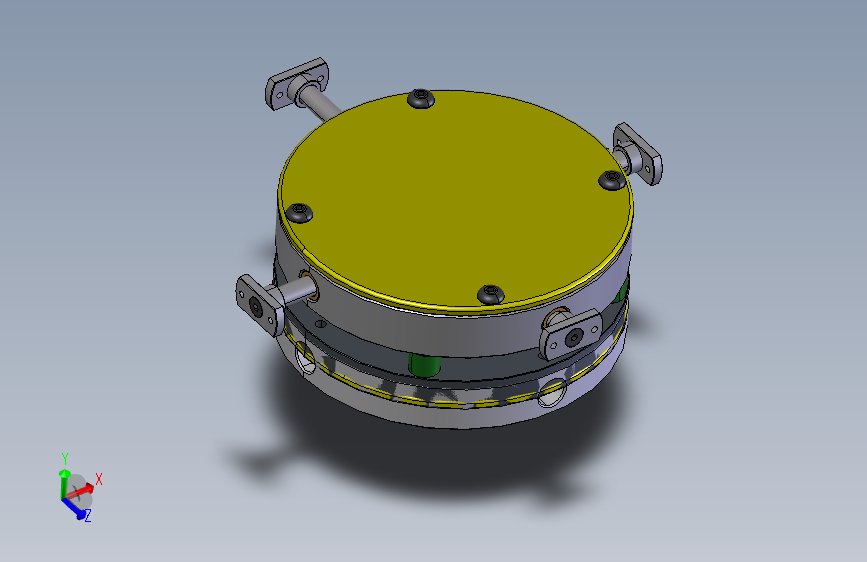 CAM-FOLLOWER凸轮从动件机构  STP格式