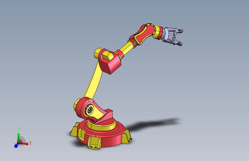 6轴机械臂   step