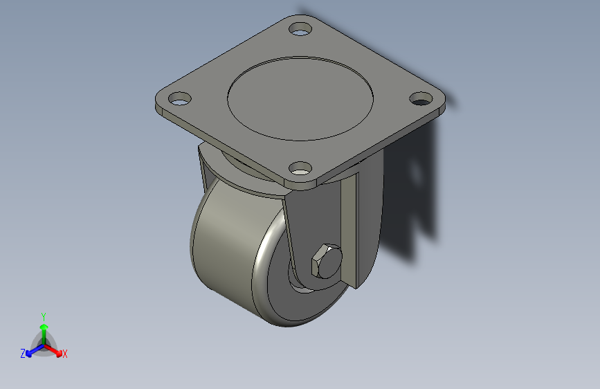 CKZJ75-H米思米脚轮-dtk
