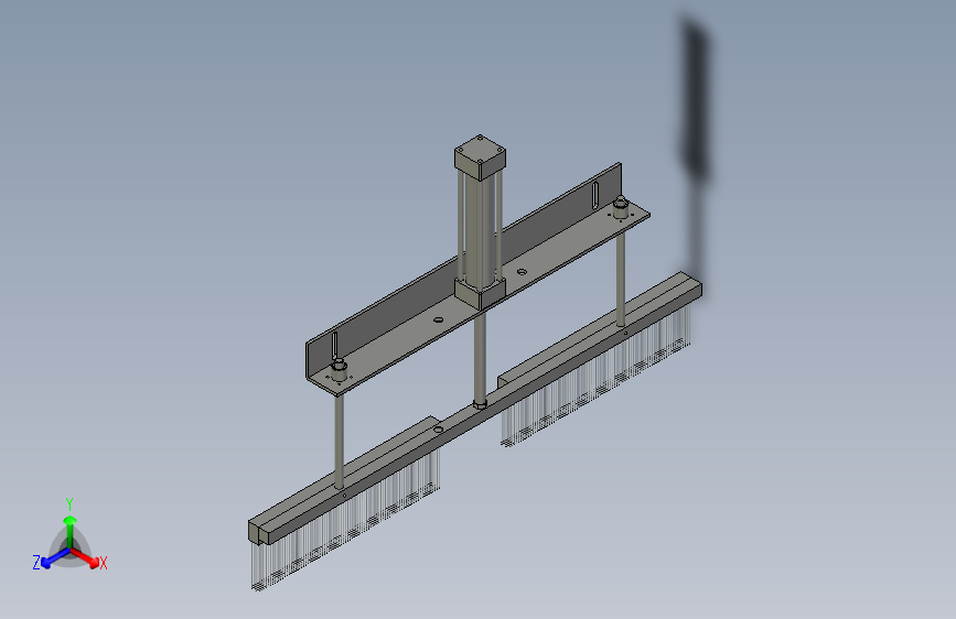 JCK700-7002整平毛刷组合400X2型双缸480
