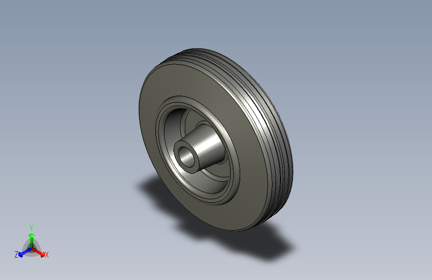 REE2硫化橡胶脚轮-RE.E2-100-RBL