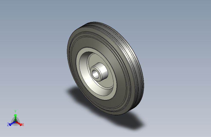 REE3硫化橡胶脚轮-RE.E3-150-RBL