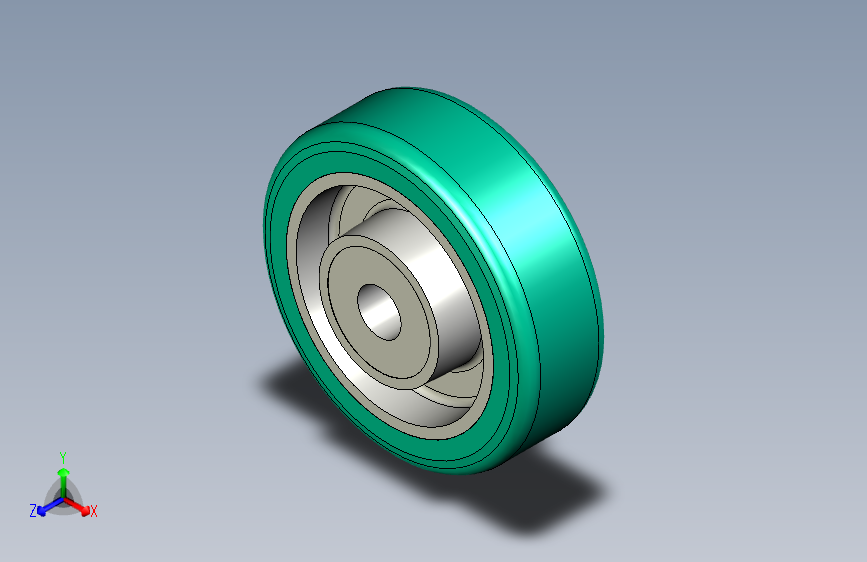 REF2软性聚胺酯脚轮-RE.F2-125x50-RSL