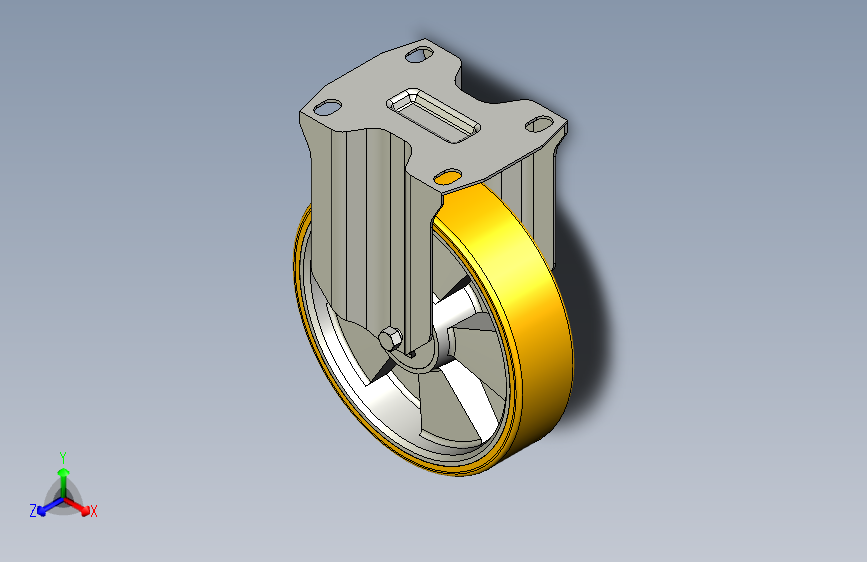 REF5-PSL-H适用于中等程度负载的带刹车脚轮-RE.F5-200-PSL-H