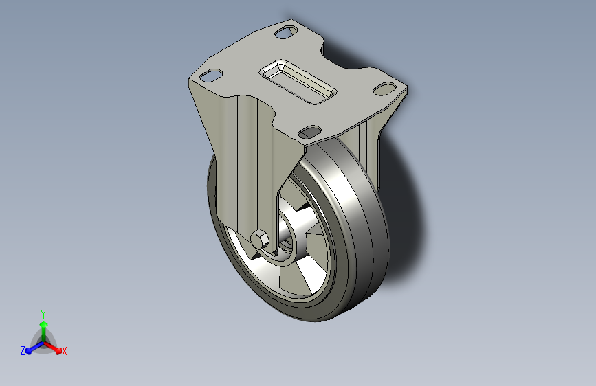REG2-PSL-H适用于中等程度负载的带刹车脚轮-RE.G2-160-PSL-H