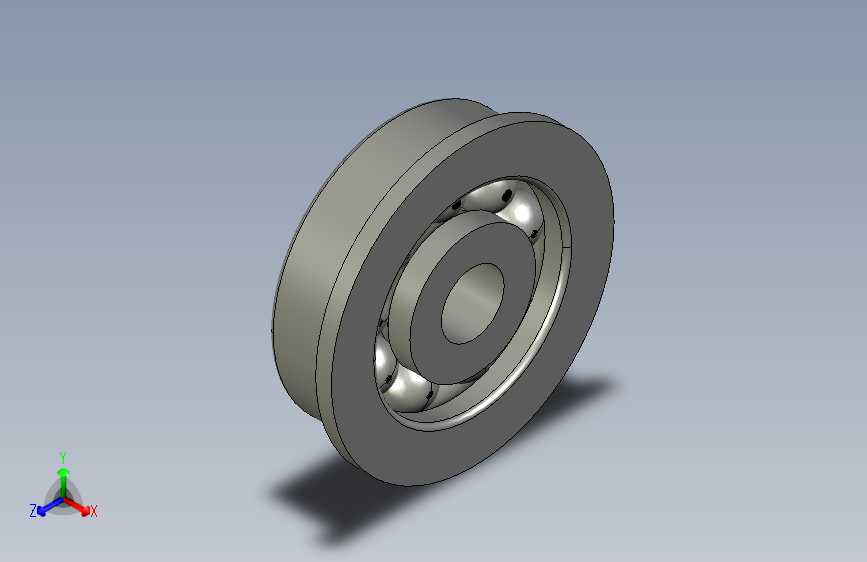 M078-F634带法兰深沟球轴承