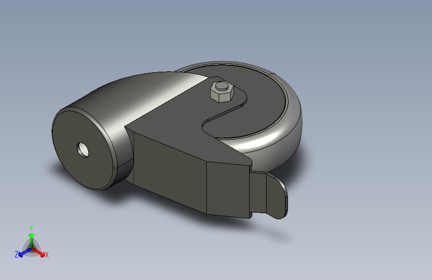 带有双重制动的防静电转向脚轮 D100 0.0.602.41