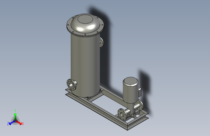 MBR反洗泵底座装配TD80