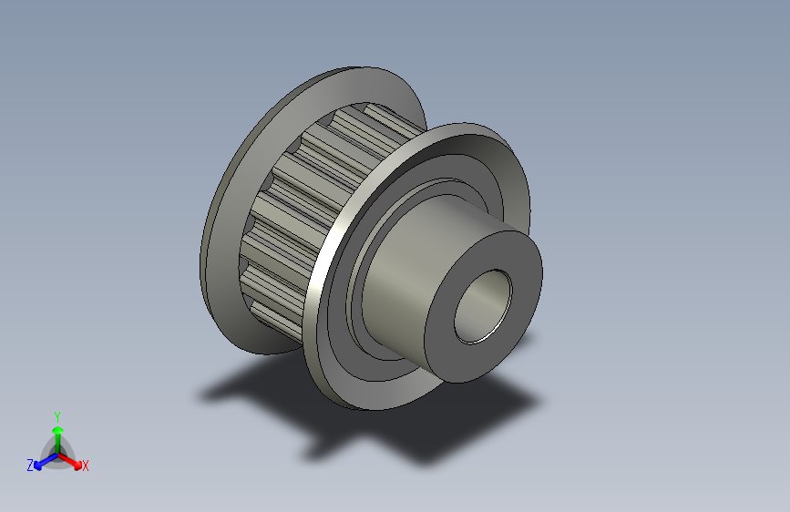XL型B形圆孔同步带轮TPAC16MXL037-B-H8
