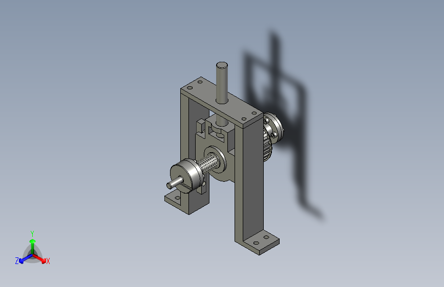 缠线部分总装图