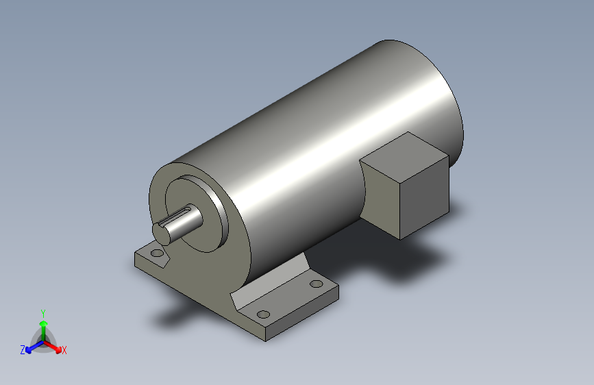 卧式200W齿轮减速马达1比120