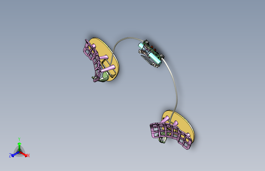 脚踏模拟机器人行走概念设计MF1676129