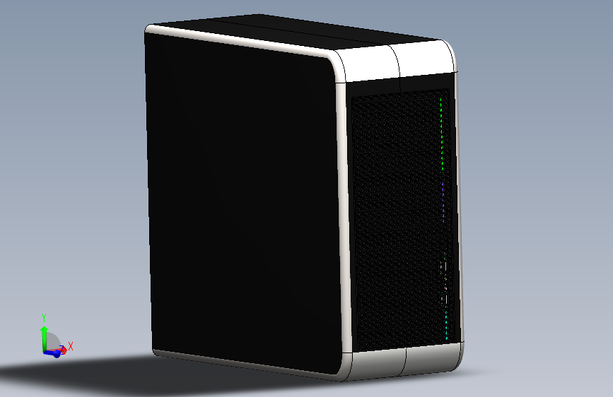 电脑机箱前面板设计