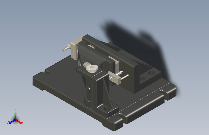 CA6140车床尾座体钻φ17孔夹具图纸MF889405.x_t