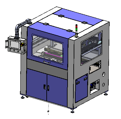 FPCB在线分板机X2721 3D图纸机械设计素材SW模型