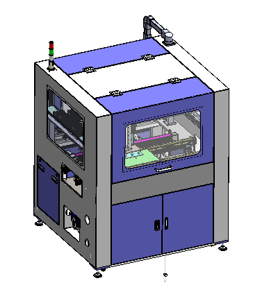 FPCB在线分板机X2721 3D图纸机械设计素材SW模型