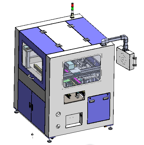 FPCB在线分板机X2721 3D图纸机械设计素材SW模型
