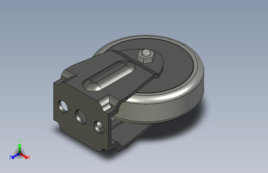 防静电定向脚轮 D75 0.0.420.13