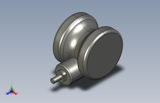 防静电尼龙转向脚轮 D75 0.0.605.47