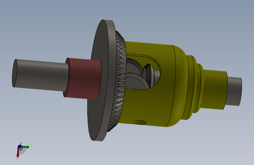 锥形齿轮差速器447870