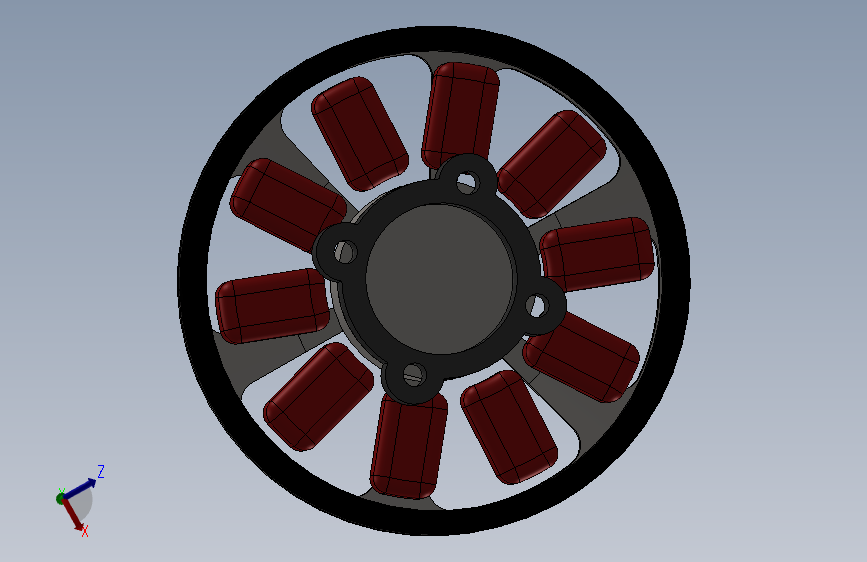 直流无刷电机模型70396