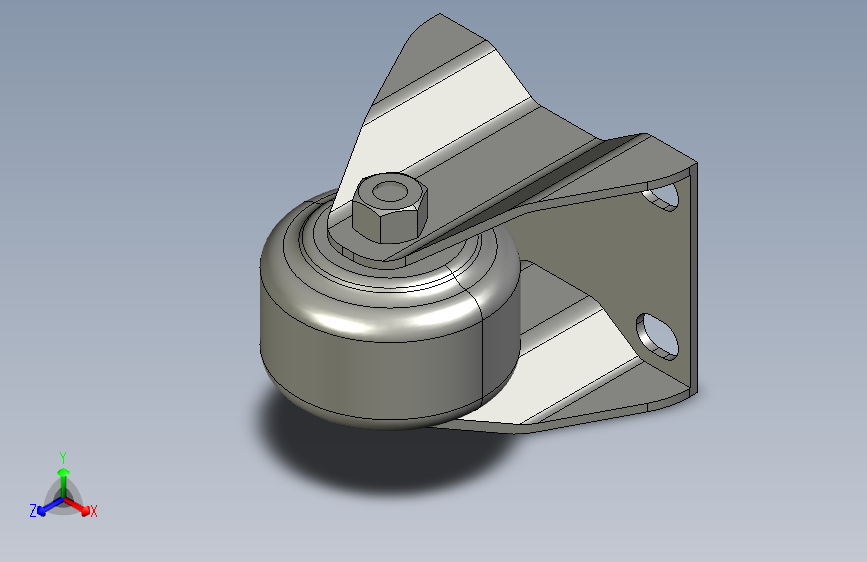 平板型定向脚轮BAB-F-DX-50-PU