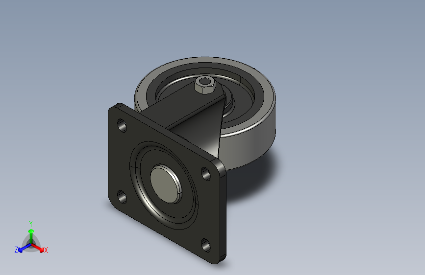 重型转向脚轮 D125 0.0.488.38