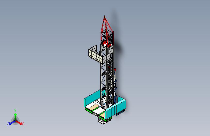海上钻井平台模型621287