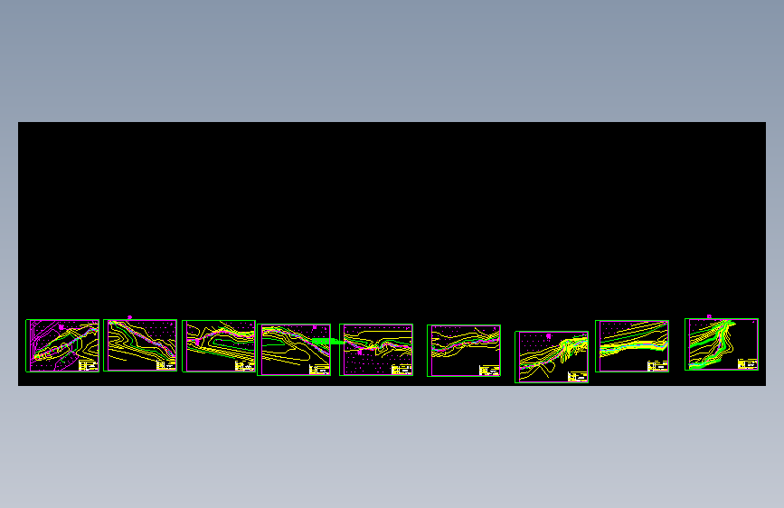 灌溉渠道水渠全套灌溉设计图