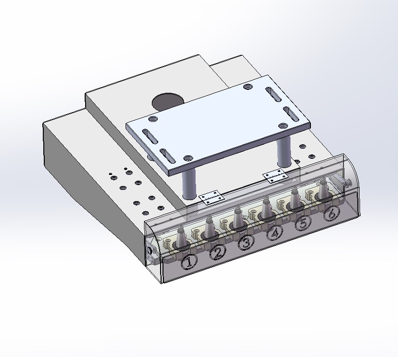 A4 ZPDK-1-100直排式刀库