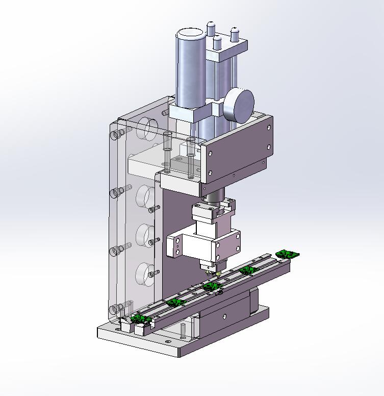 A15 10T工字形气动增压缸压床