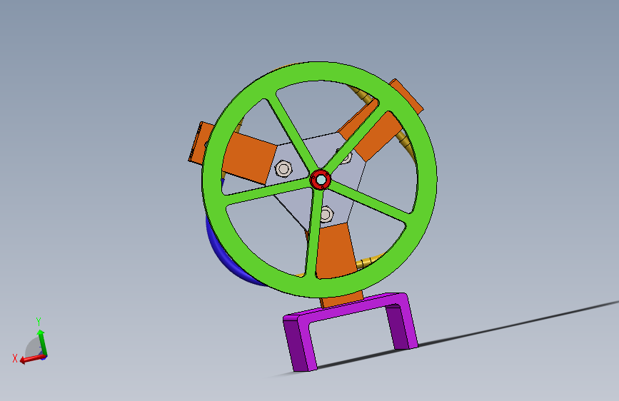 三缸摆动式蒸汽机