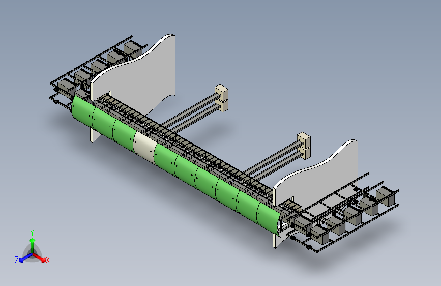 楼道之间物流传输线