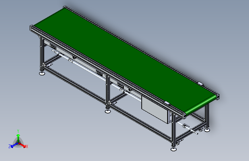 皮带输送线 单层皮带线
