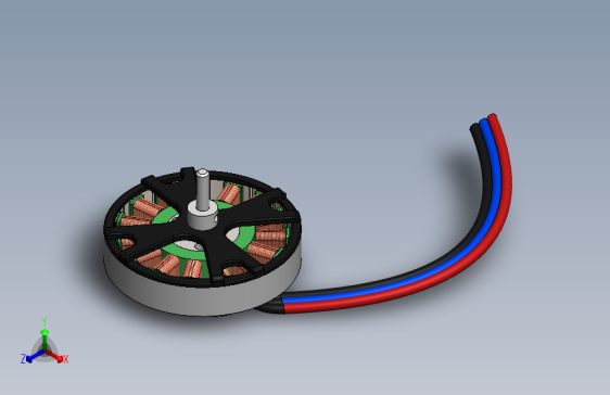 无刷电机设计模型84898