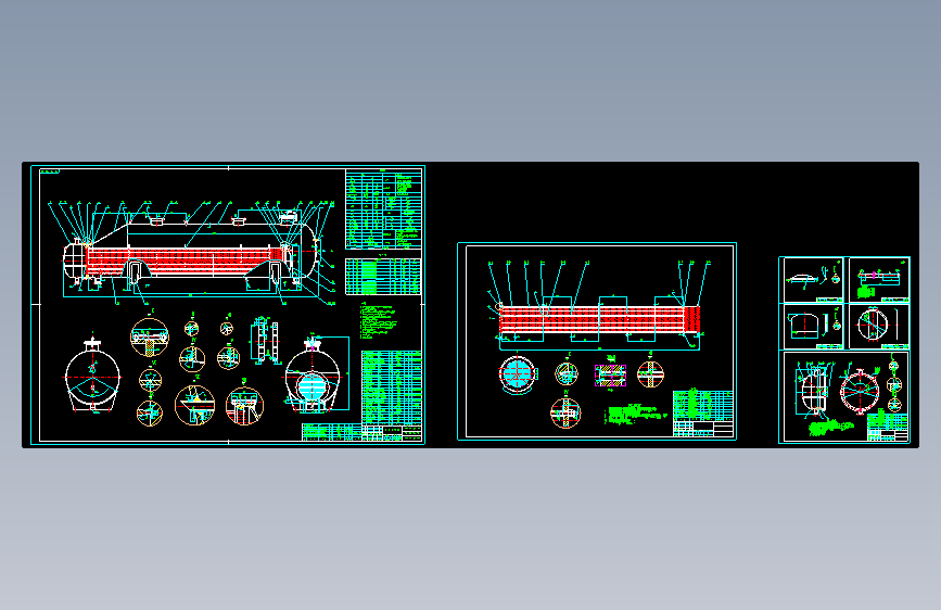 DN2400釜式再沸器装配图663581