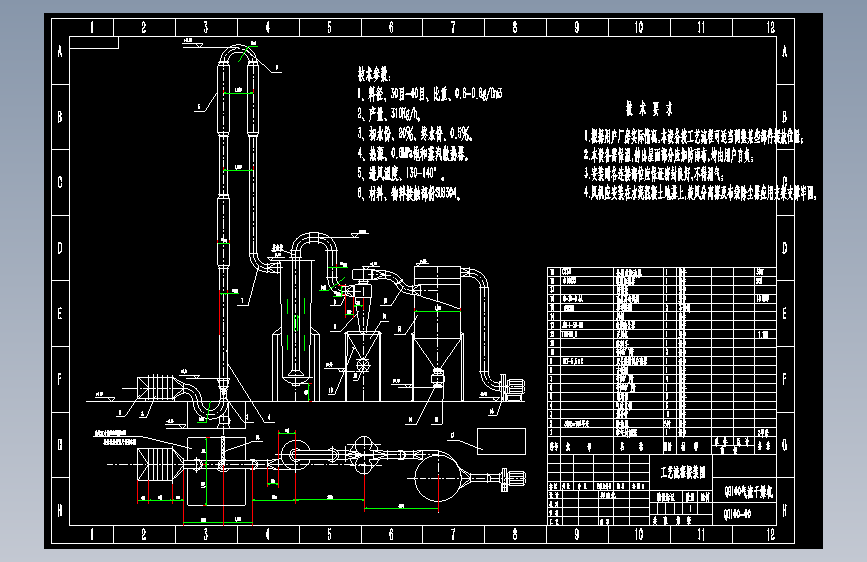 QG100气流干燥机