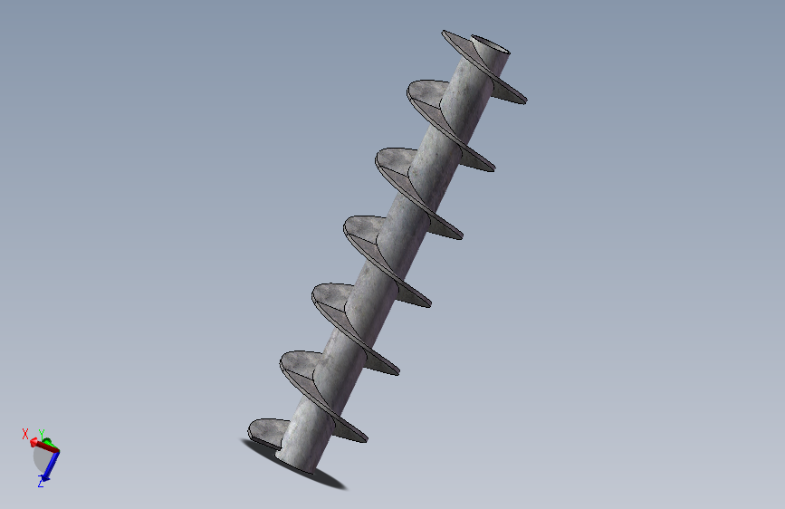 SolidWorks绞龙模型源文件下载