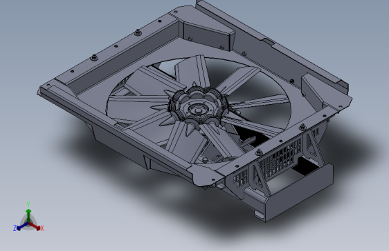 钣金散热风扇模型305655