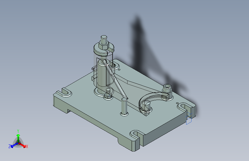 拨叉夹具设计831006拨叉ug三维 40814