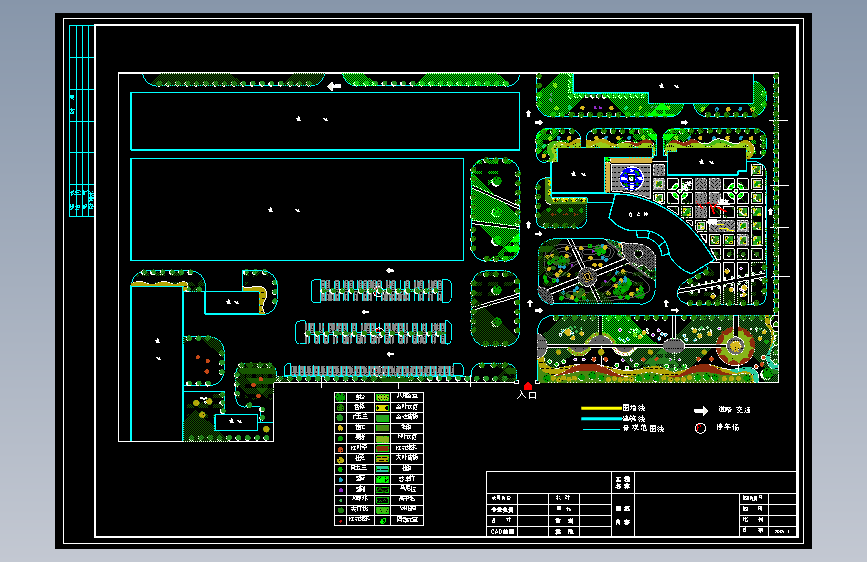 厂区景观绿化图纸662676