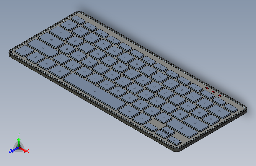 超薄无线蓝牙键盘1593764