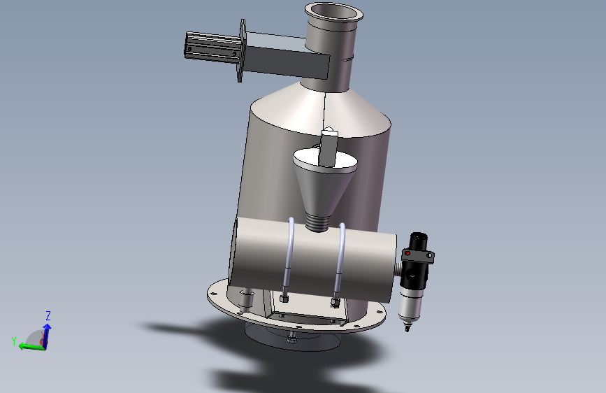 除尘装置三维模型