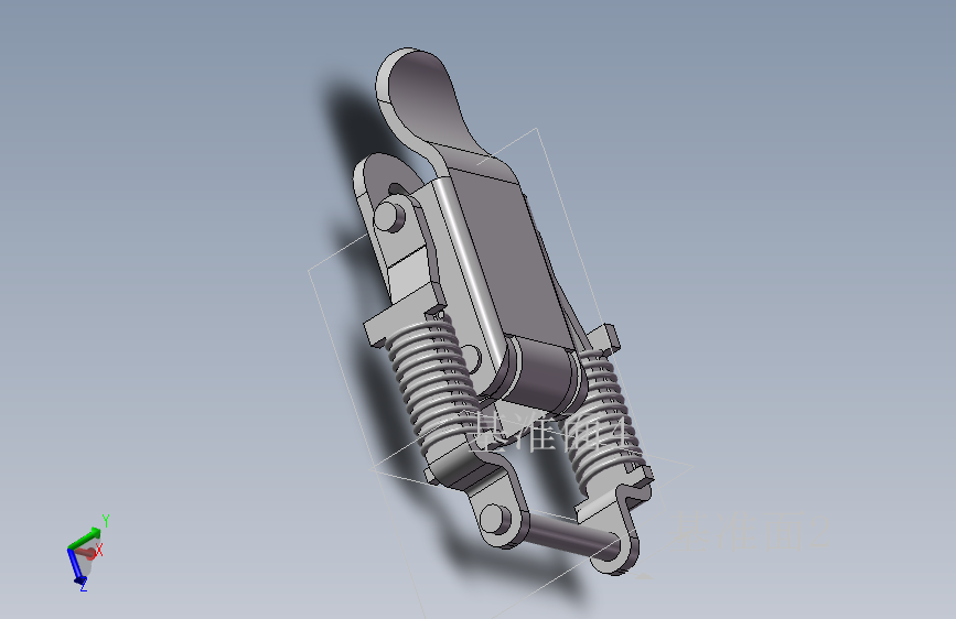 弹簧锁扣，双弹簧锁扣，131692