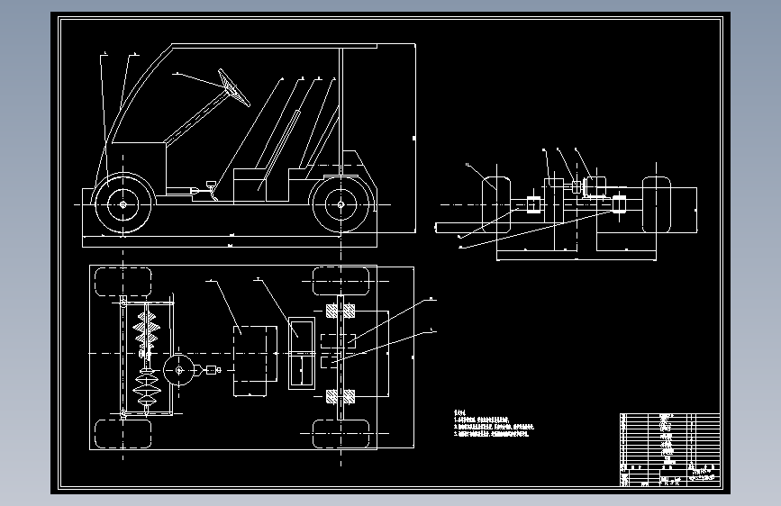 电动汽车布置图
