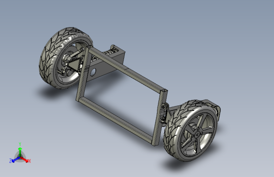 电动汽车前悬架系统390986