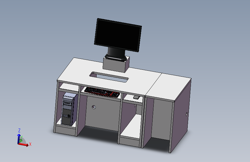 电脑工装桌 电脑各配件 288689