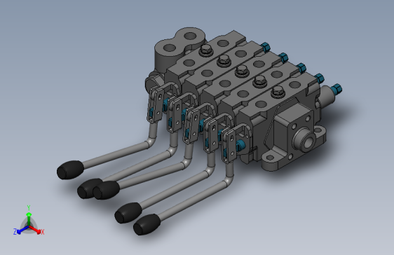 多路阀模型 554578