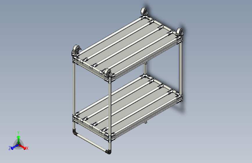 二层线棒小车1088213